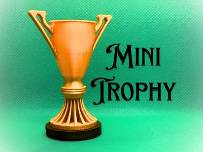 Mini Trophy (with personalized text)