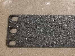 10 Inch Rack - 1U Blanking Plate 42mm height