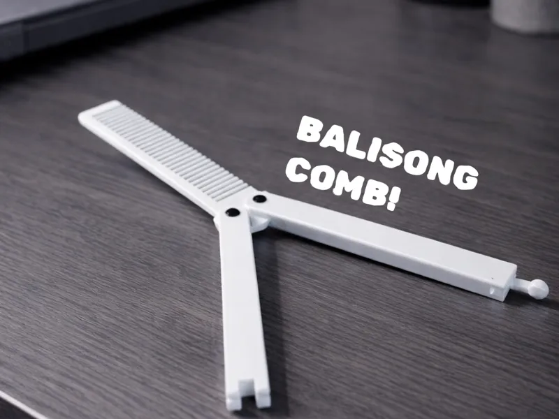 FlipComb – Balisong Style Fidget Comb