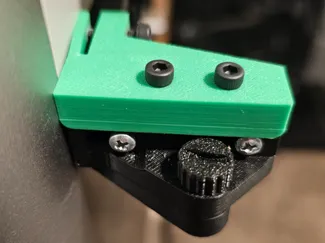 Adjustable add front door hinge