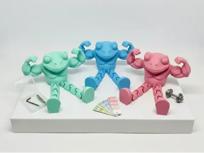 muscular frog Articulated