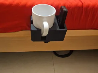 bedside cup and phone/remote holder