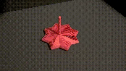 Sensory Fidget Star With Handle! - Print In Place view 2