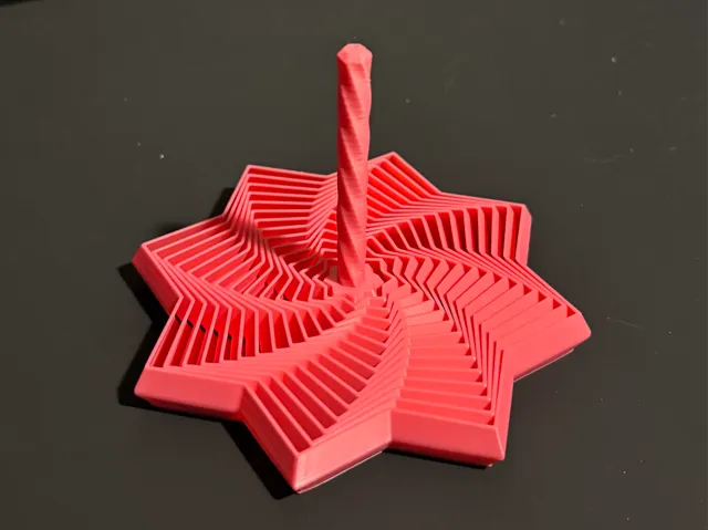 Sensory Fidget Star With Handle! - Print In Place