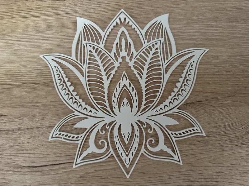Große Lotus-Blume - Wanddekor