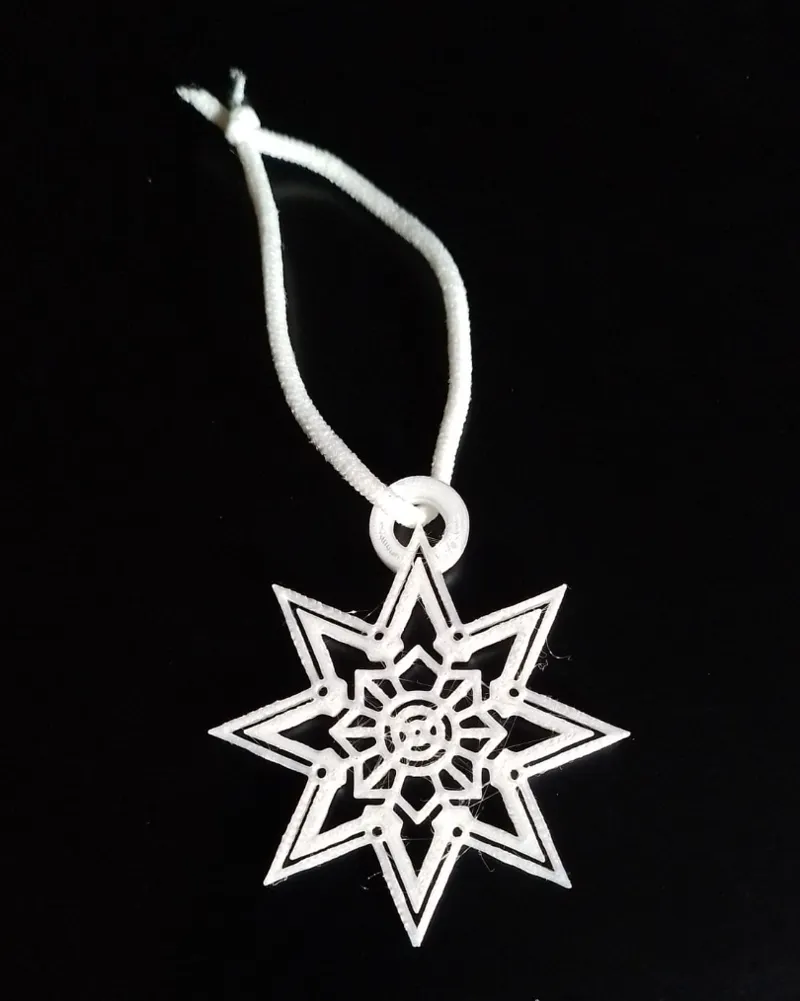Weihnachts-Sternschmuck 