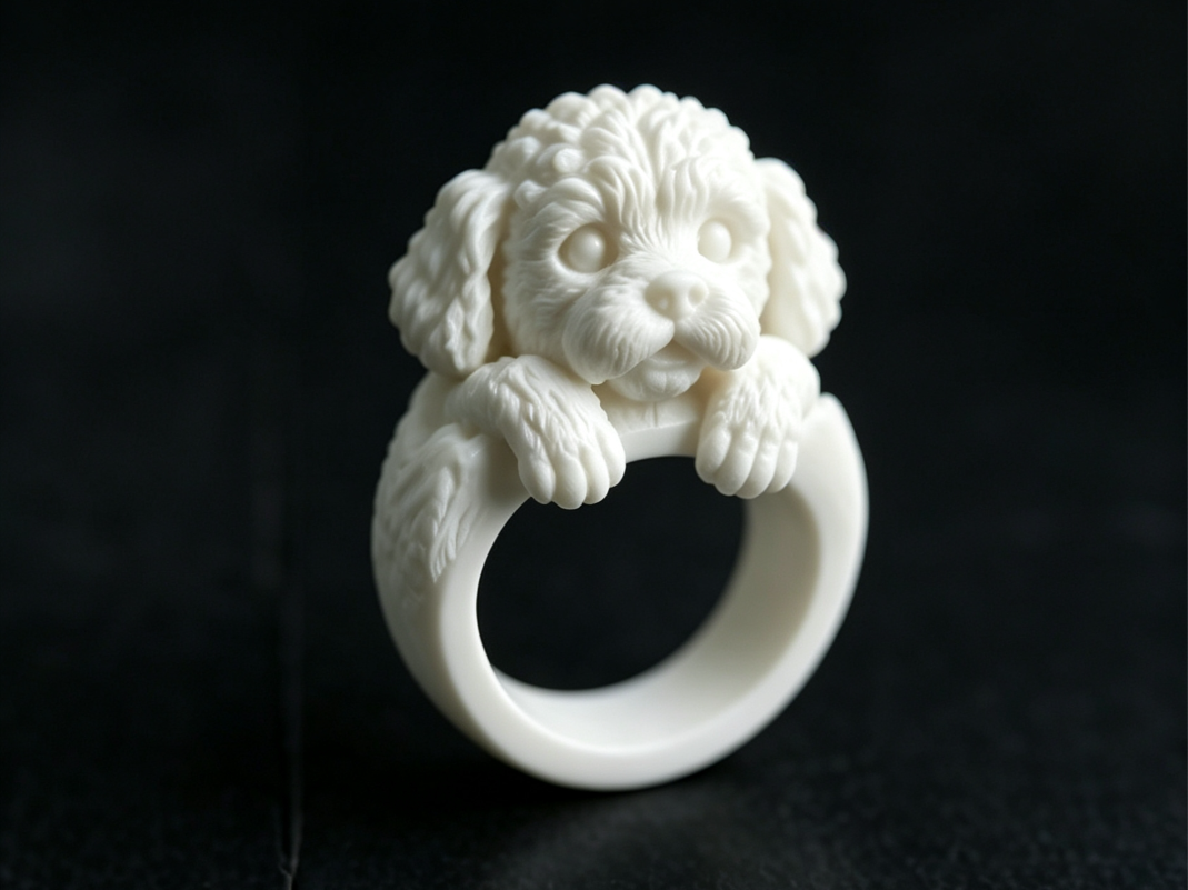 绒卷萌犬戒 Curly Puppy Ring
