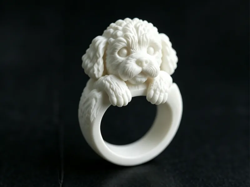 绒卷萌犬戒 Curly Puppy Ring