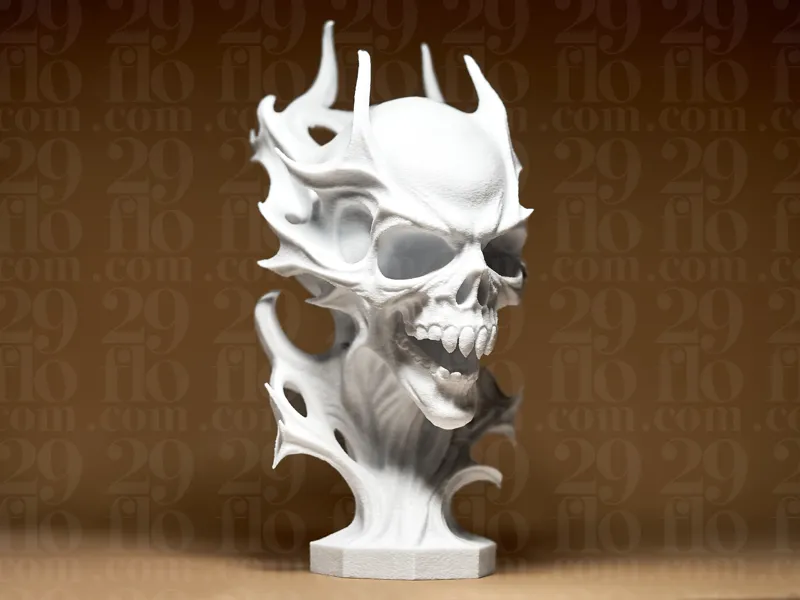 Skull Shaped Statuette