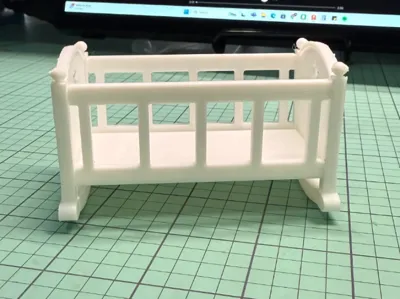 Mini star rocking crib