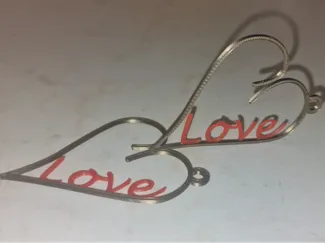 Kolczyki Love