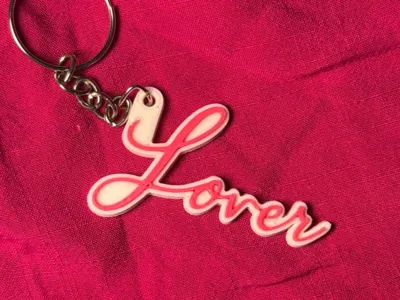 Taylor Swift Lover Keychain