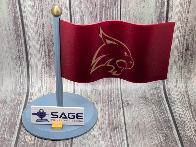 Texas State University Bobcats flag