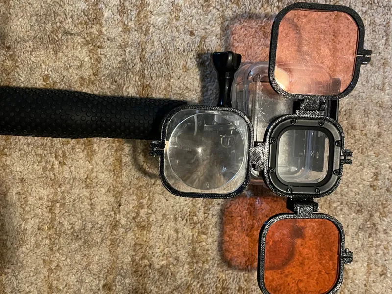 GoPro Hero filter flip attachment