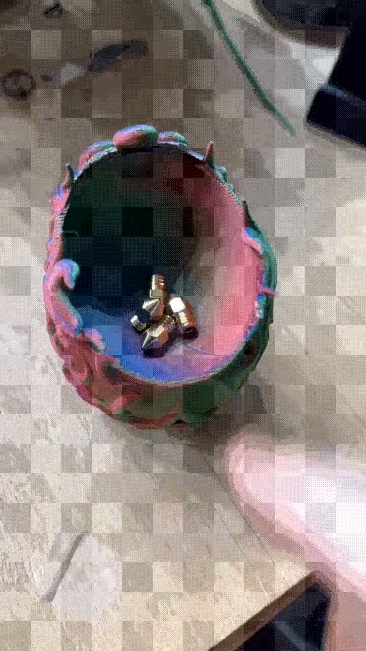 Dish- Sugar Skull Screws / nuts / parts Bowl 