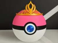 Princess Pokeball Piggy Bank