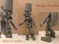 Zombie au seau d'Halloween — photo 1