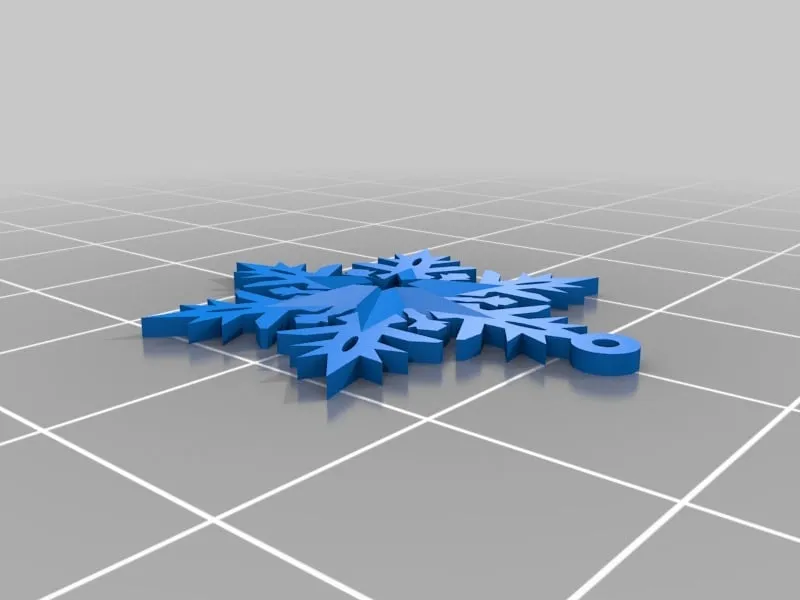 Snowflake Earring view 3