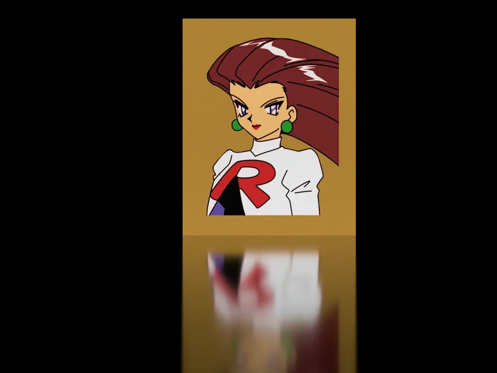 Jessie pokemon team rocket lightbox by paulbridgepbrd7 MakerWorld