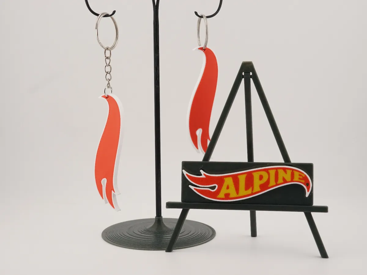 Alpine Keychain Rivals Alpine Keychain by lllsnoalll MakerWorld: Download Free 3D Models