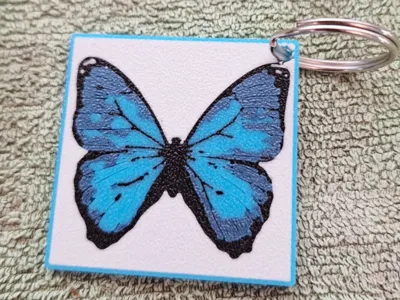 butterfly keychain llavero mariposa