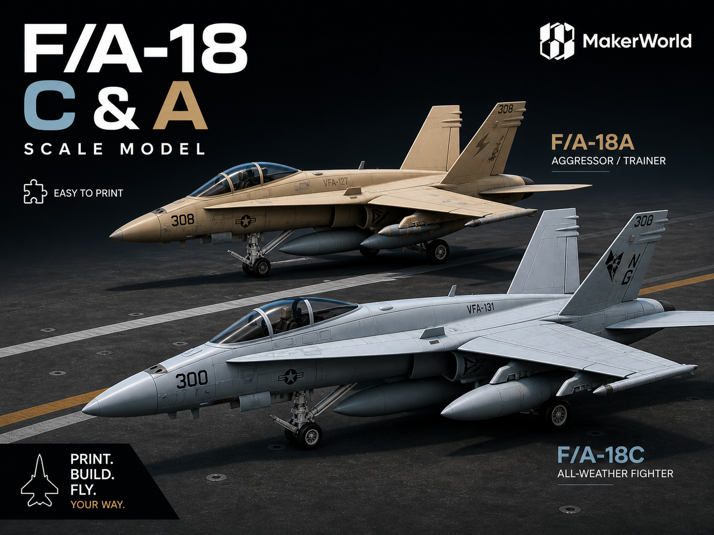F-18 A and C