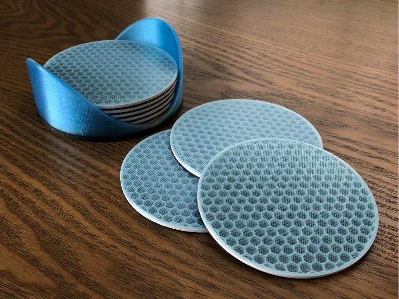 3d printer waste molder coaster