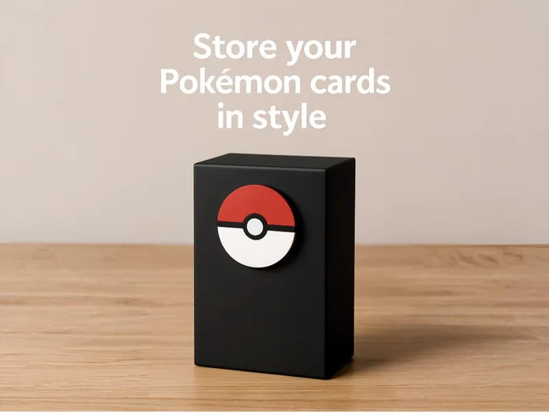 Caja de almacenamiento de cartas Pokemon TCG
