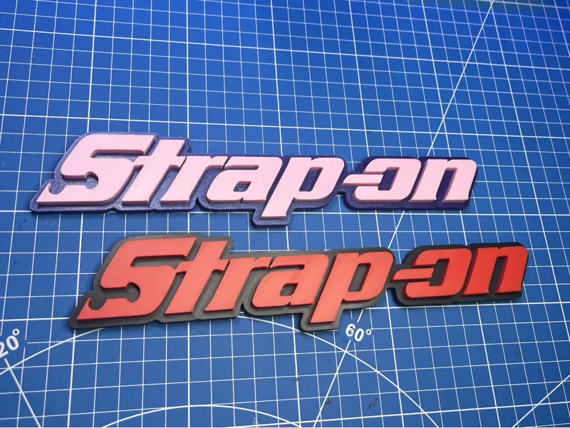 strapon logo textured version 