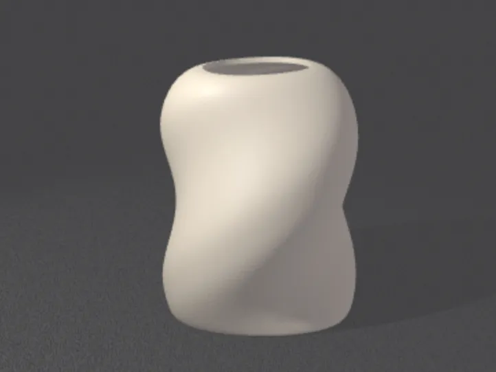 Moderne Blumenvase