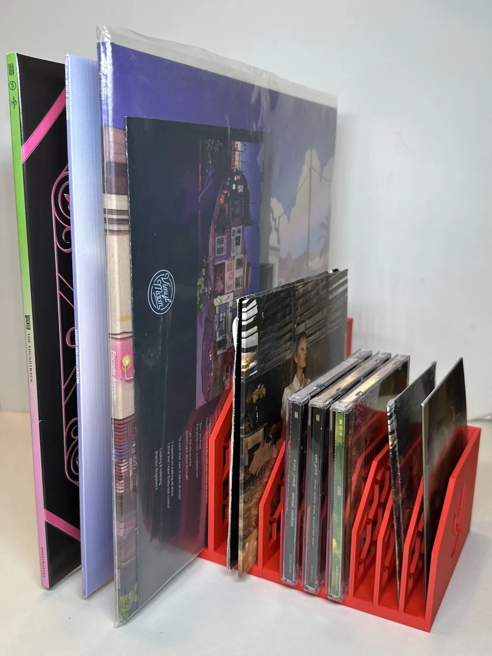 Modular Vinyl Record and CD Holder by PenguDesigns MakerWorld: Download ...