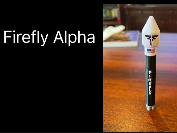 Firefly Alpha Rocket Model - 1:200 Scale