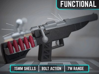 Bolt Action Rifle | Functional