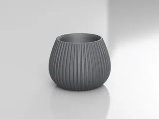 Eierbecher – Modernes, geriffeltes Design