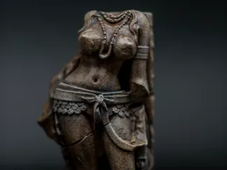 LACMA Nature Goddess sculpture