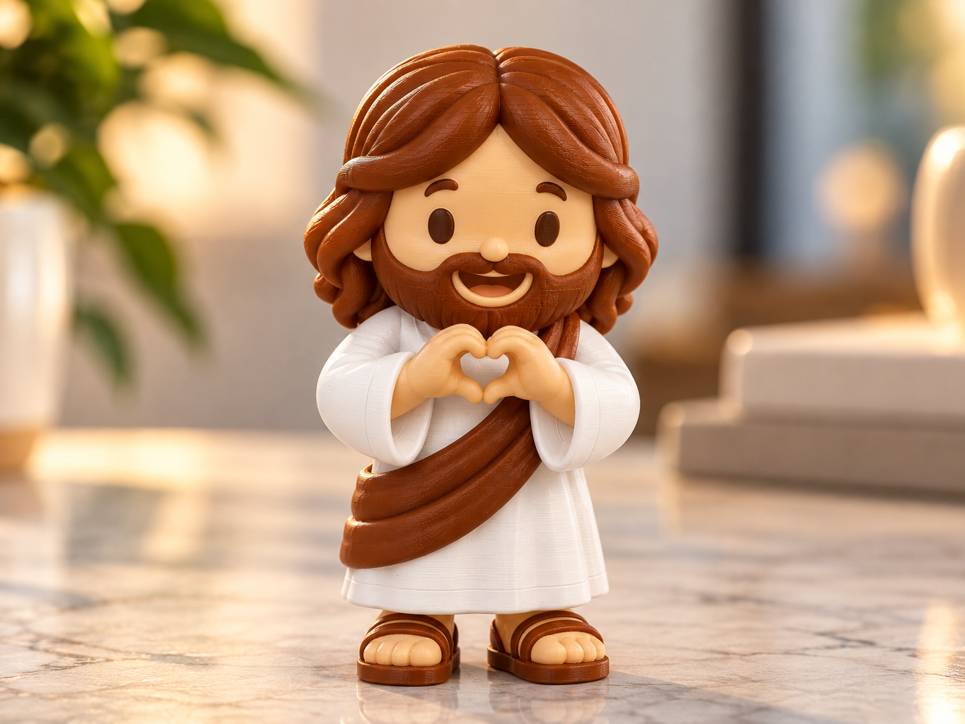 Baby Jesus Heart Hands – Multicolor Figure - 1