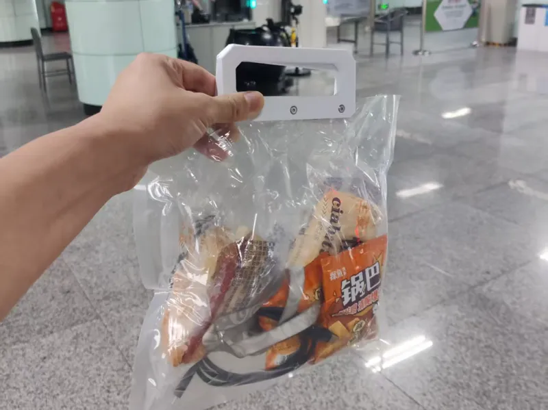 手提透明环保袋子