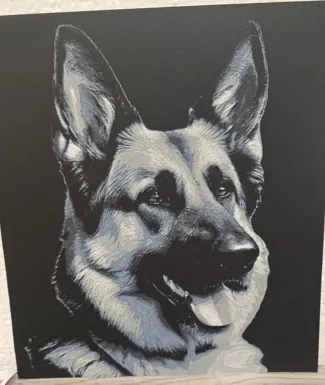 German Shepherd Hueforge (Berger Allemand)