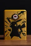 Gold Pikachu Deck Box