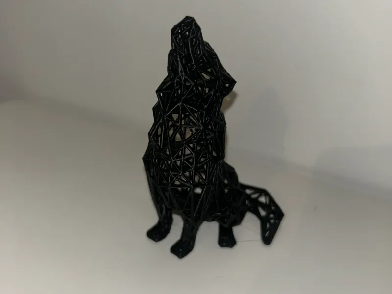 wire-frame wolf 