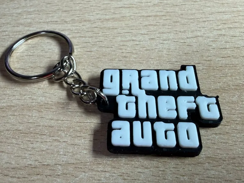 GTA Grand theft auto keychain
