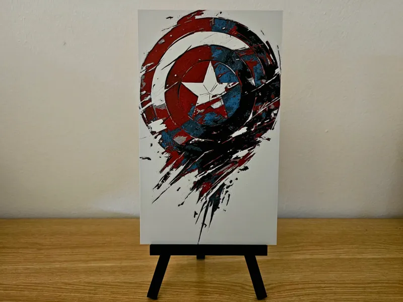 Captain America Shield Hueforge