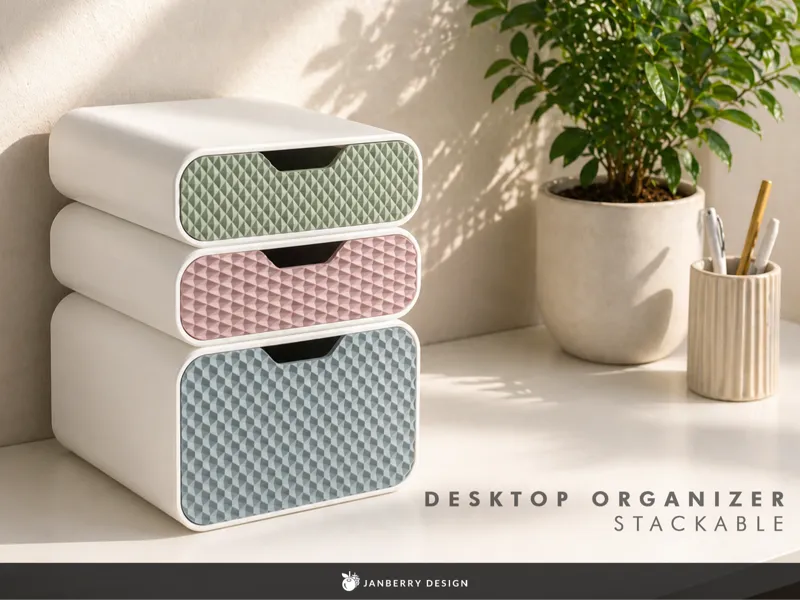 Stackable Desktop Organizer – clean & modular