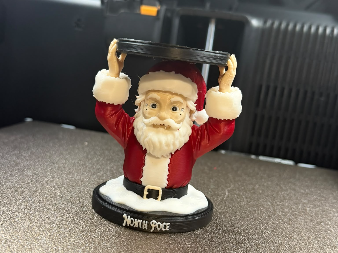 santa candle holder - 3D printed Sculptures, in stock in India