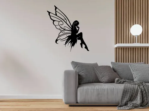 Décoration murale fée enchantée