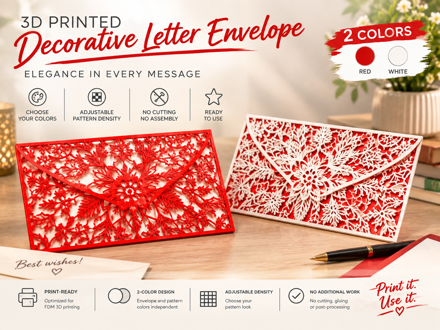 Decorative Letter Envelope - 1