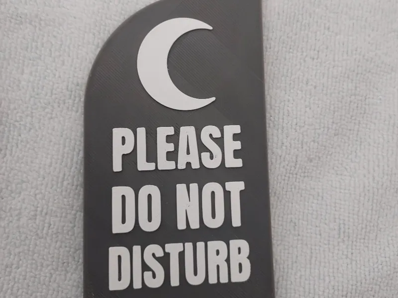 door tag do not disturb