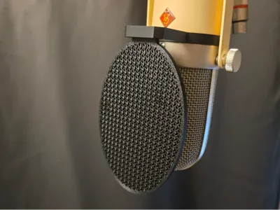 Mic pop filter for Golden Age R1 MKII