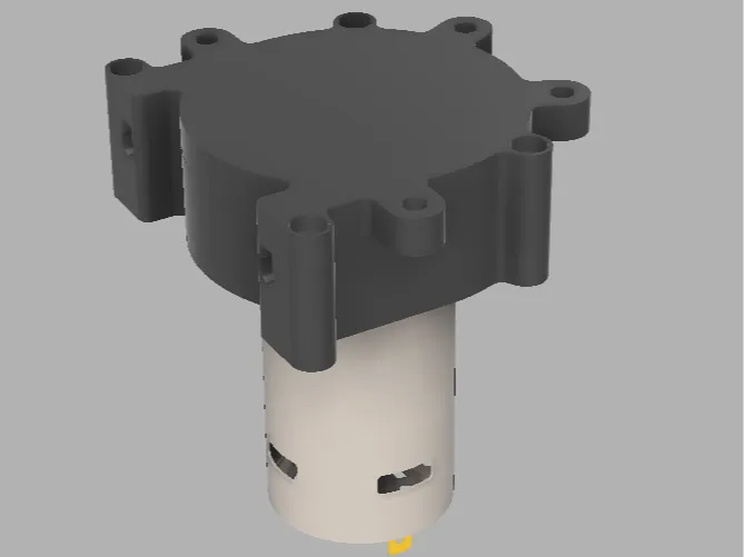 Peristaltic pump for RS550 motor