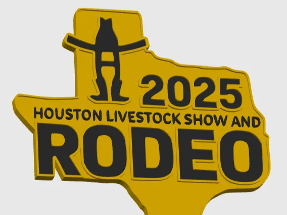 2025 houston livestock show and rodeo badge